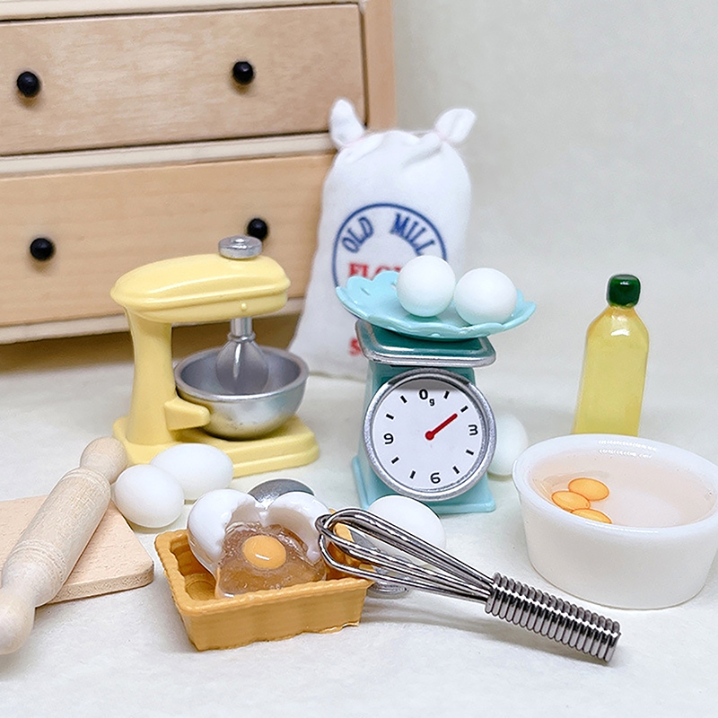 1Set 1:12 Dollhouse Miniature  - Kitchen Baking Tools avaliação e preço