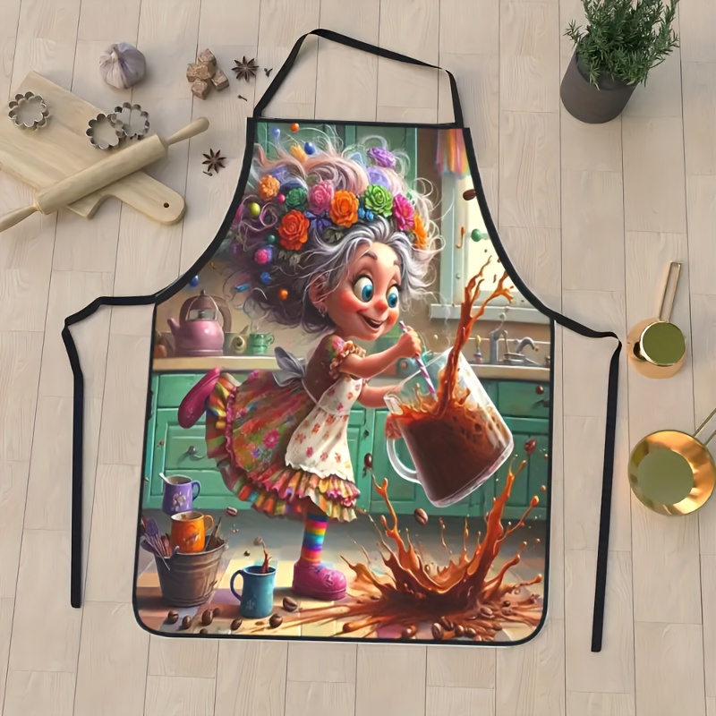 Cute Witch Cooking Kitchen Apr - Kitchen Witch Baking avaliação e preço