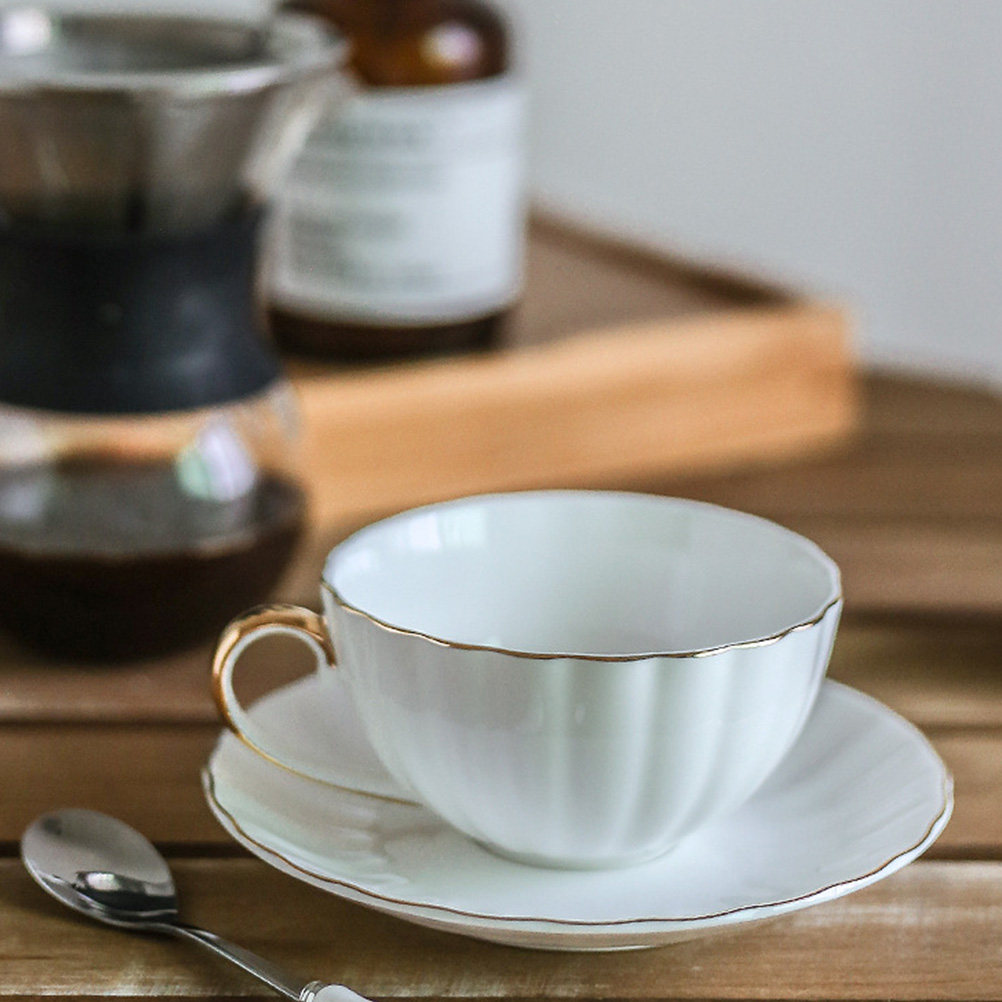 1Set Exquisite Ceramic Coffee  - Kitchen Set Bakery avaliação e preço