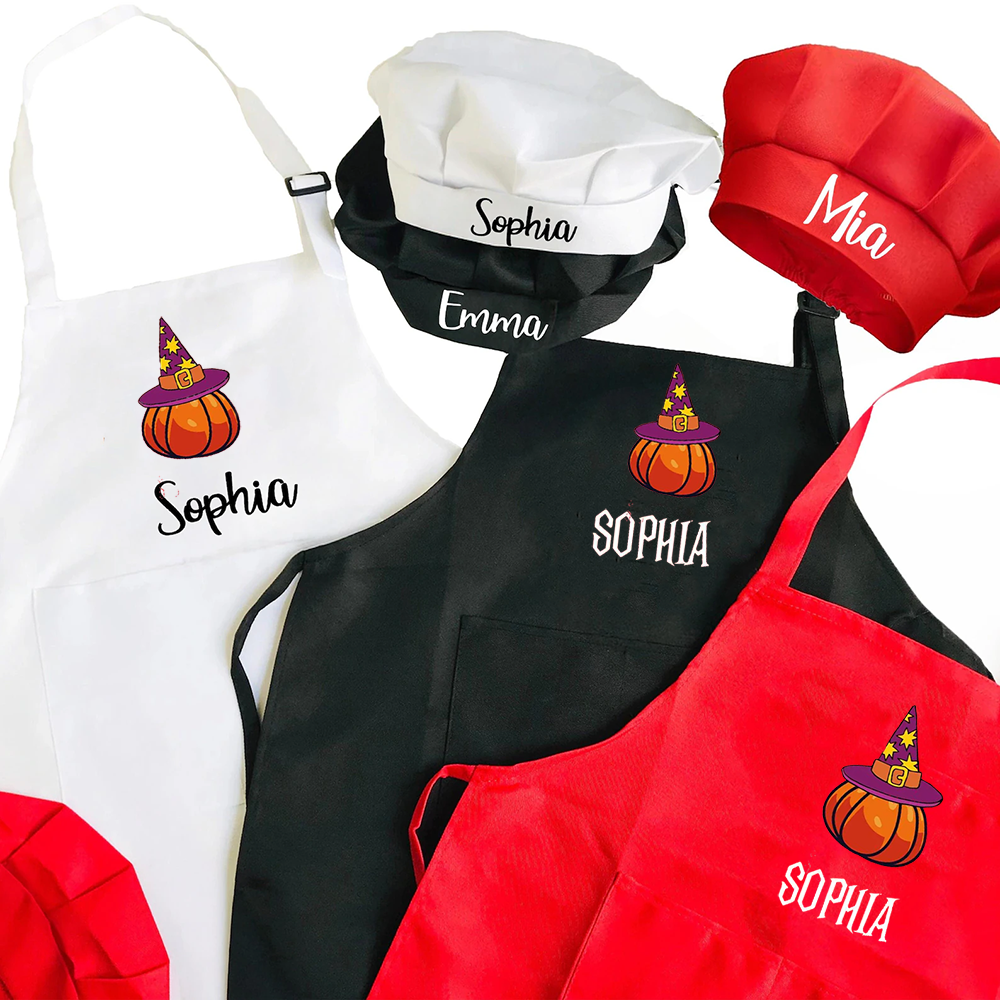 Custom Halloween Apron Chef ha - Kitchen Witch Baking avaliação e preço