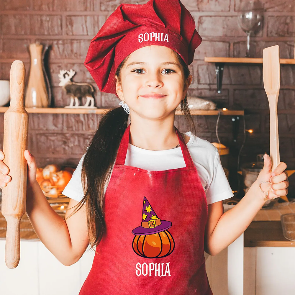 Custom Halloween Apron Chef ha - Kitchen Witch Baking avaliação e preço