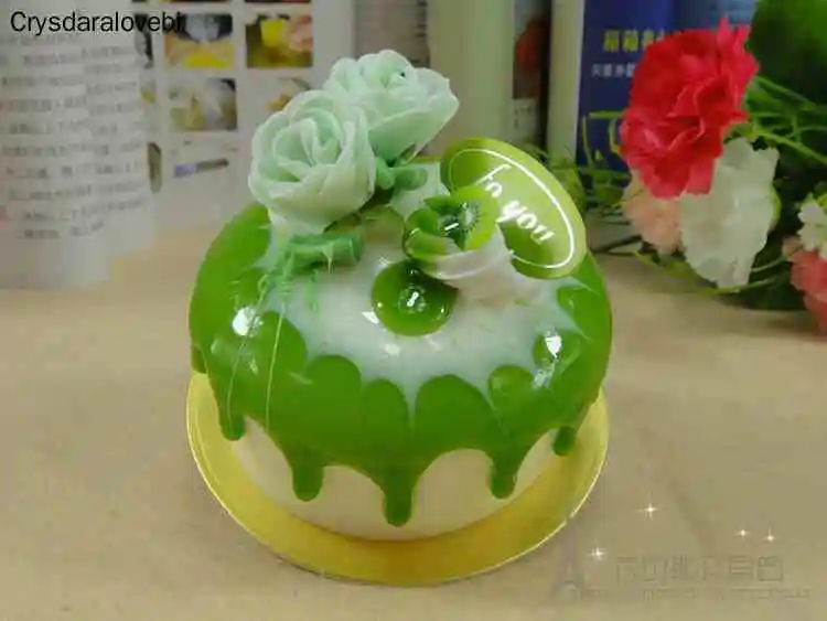 6pcs/set Simulation Rose Cake  - Kitchen Set Bakery avaliação e preço