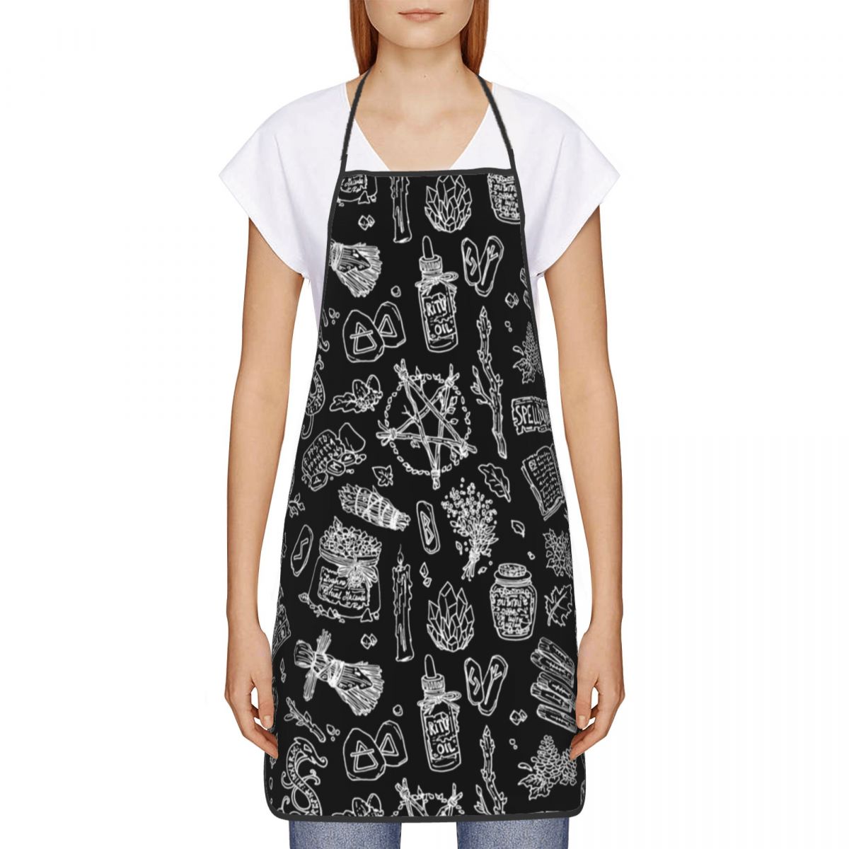 Funny Dark Pagan Witches Gothi - Kitchen Witch Baking avaliação e preço