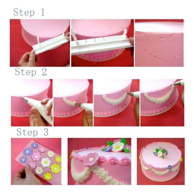 1 Set Fondant Cake Arc Decorat - Kitchenaid Baking Set avaliação e preço