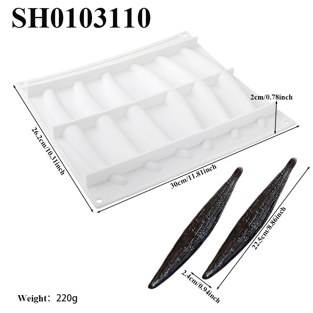 1 or 6 or 10-Cell Vanilla Pod  - Kitchen Appliances For Baking avaliação e preço