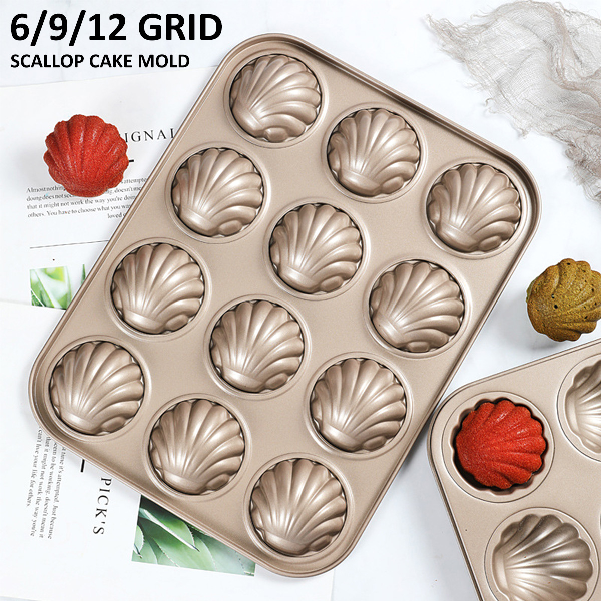 Madeleine Mold Shell Shape Bak - Kitchen Appliances For Baking avaliação e preço