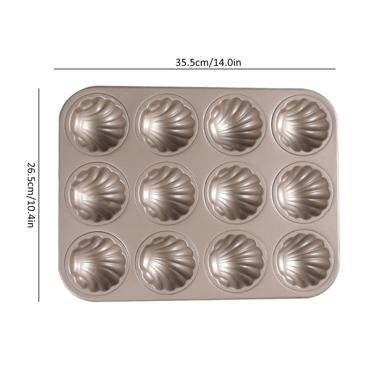 Madeleine Mold Shell Shape Bak - Kitchen Appliances For Baking avaliação e preço