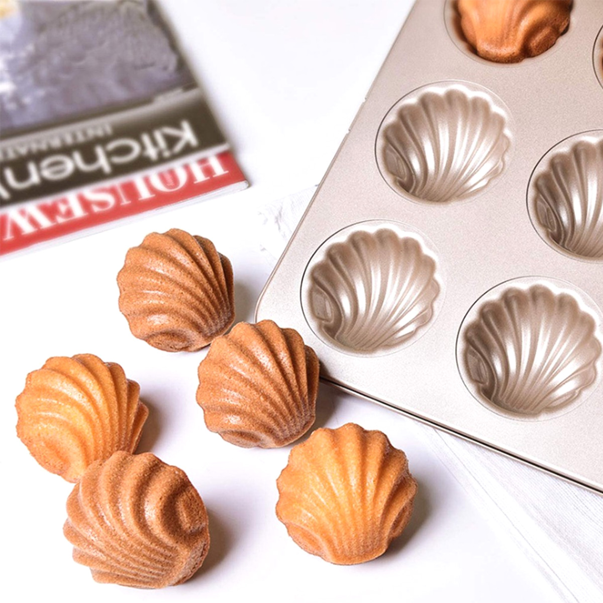 Madeleine Mold Shell Shape Bak - Kitchen Appliances For Baking avaliação e preço
