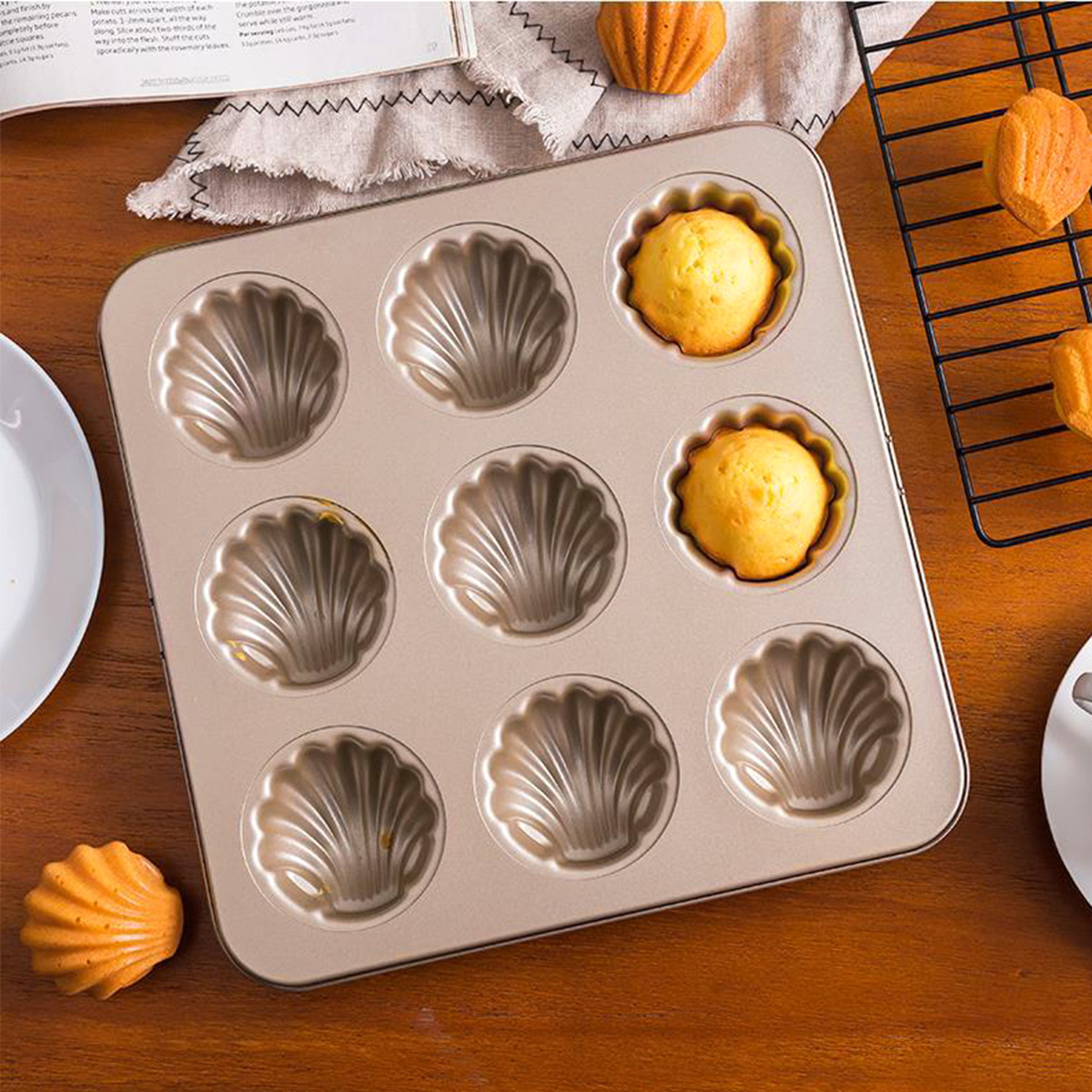 Madeleine Mold Shell Shape Bak - Kitchen Appliances For Baking avaliação e preço