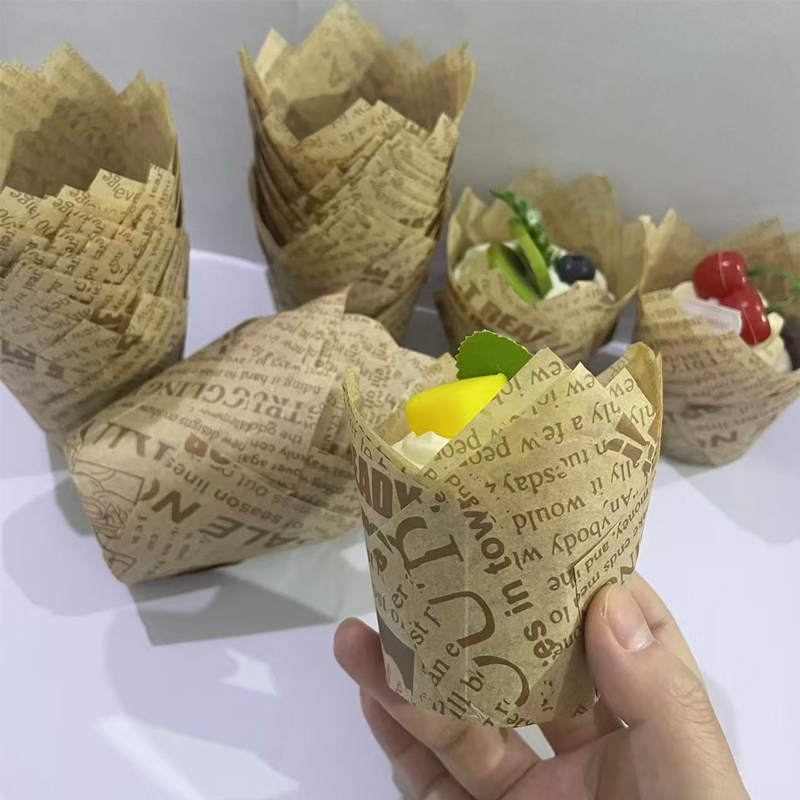 50Pcs/100Pcs Cartoon Natural N - Kitchen Paper For Baking avaliação e preço