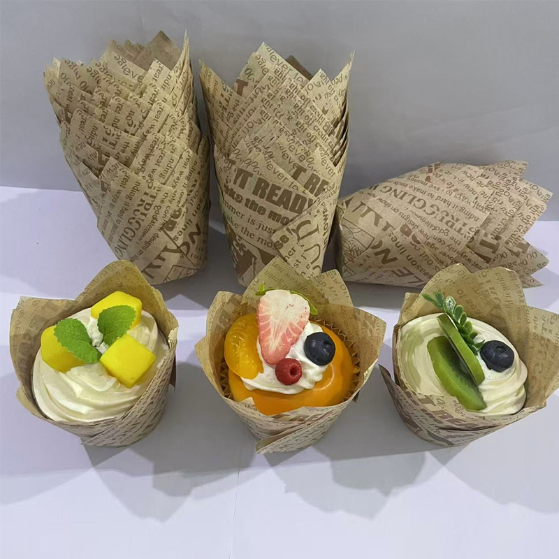 50Pcs/100Pcs Cartoon Natural N - Kitchen Paper For Baking avaliação e preço