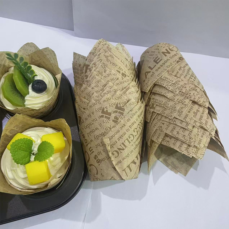 50Pcs/100Pcs Cartoon Natural N - Kitchen Paper For Baking avaliação e preço