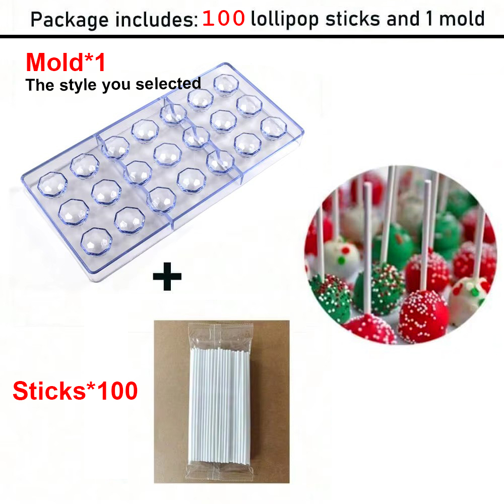 Chocolate Lollipop Molds with  - Baking Kitchen Diy avaliação e preço