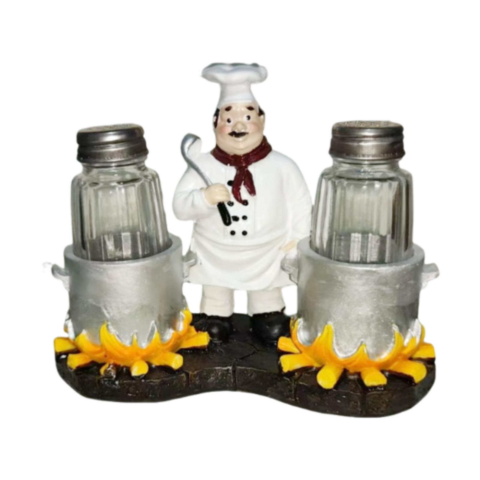 and Pepper Shakers Set Holder  - Kitchen Set Bakery avaliação e preço