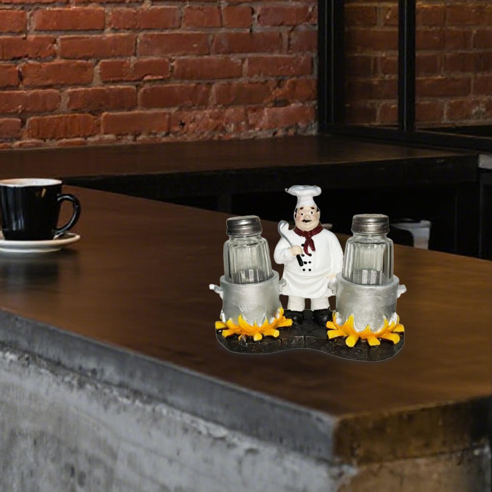 and Pepper Shakers Set Holder  - Kitchen Set Bakery avaliação e preço