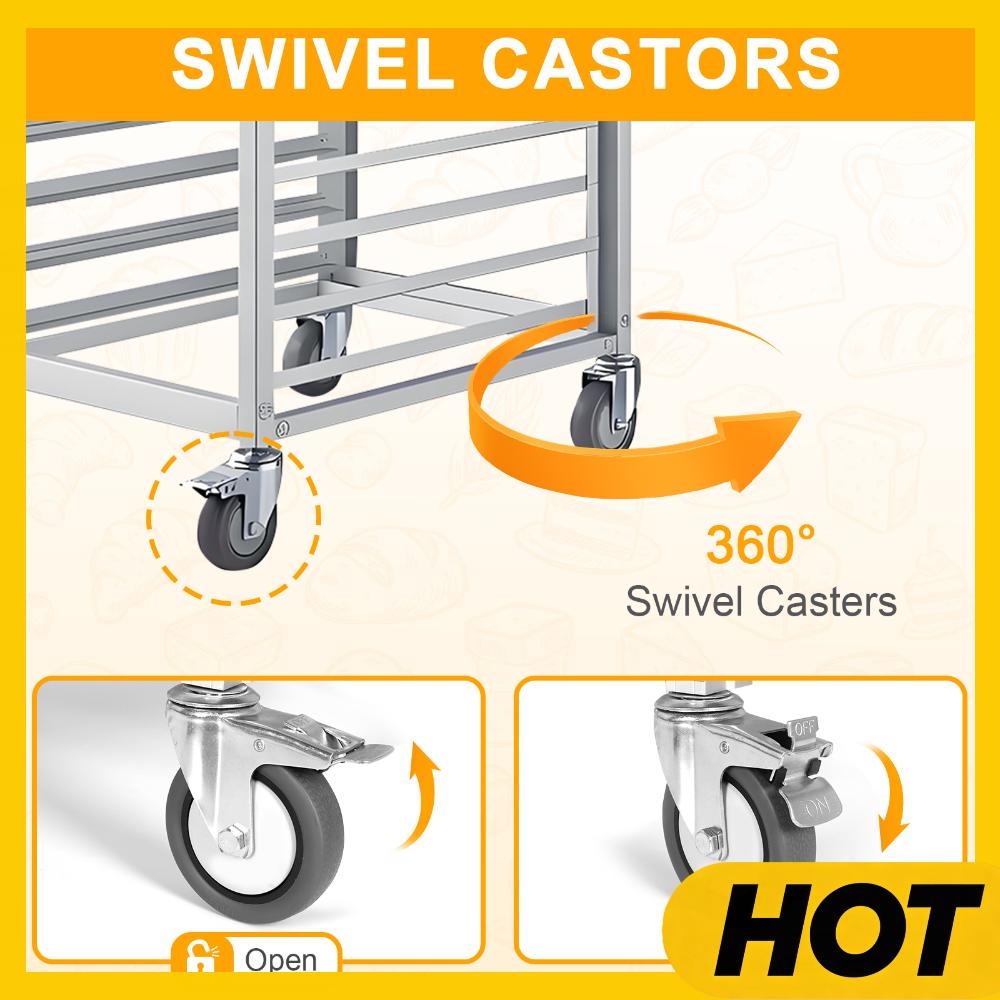 18 Tier Aluminum Commercial Ki - Kitchen Baking Rack avaliação e preço