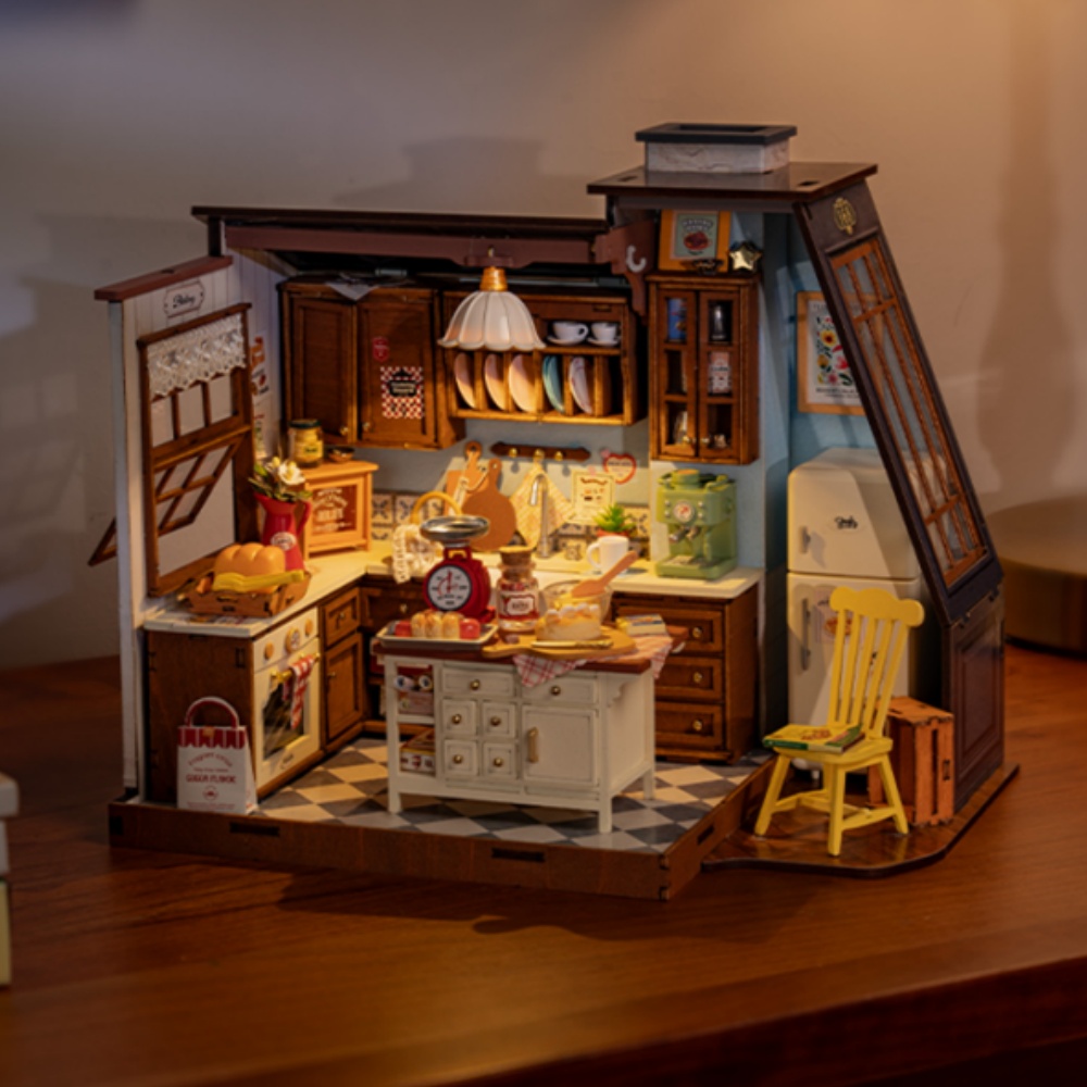 Robotime Rolife Baking Kitchen - Baking Kitchen Dg172 avaliação e preço