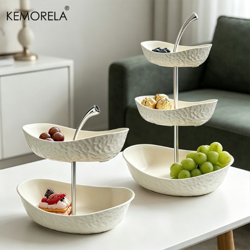 KEMORELA 2/3 Tier Plastic Frui - Kitchen Baking Rack avaliação e preço