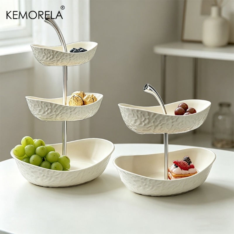 KEMORELA 2/3 Tier Plastic Frui - Kitchen Baking Rack avaliação e preço