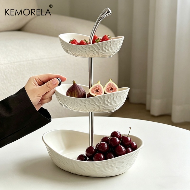 KEMORELA 2/3 Tier Plastic Frui - Kitchen Baking Rack avaliação e preço