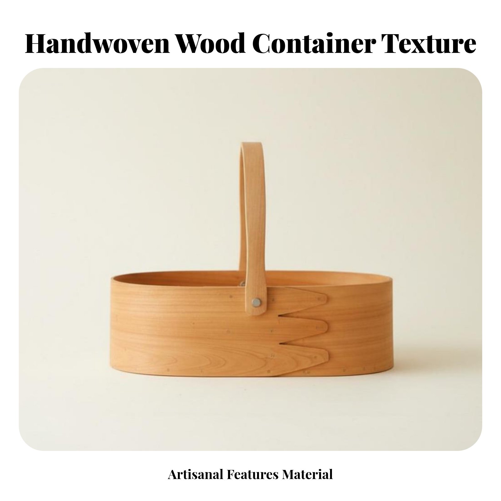 Handled Wood Chip Container Ja - Kitchen Baking Tools avaliação e preço